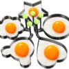 Stainless Steel Fried Egg Mold – 5 Shape Pancake Maker - Image 2