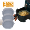 Oven Baking Tray 1/2/3PCS  Reusable Air Fryer Silicone Pot - Image 2